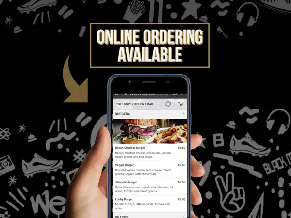 Order online from The Lobby Kitchen & Bar in Regina